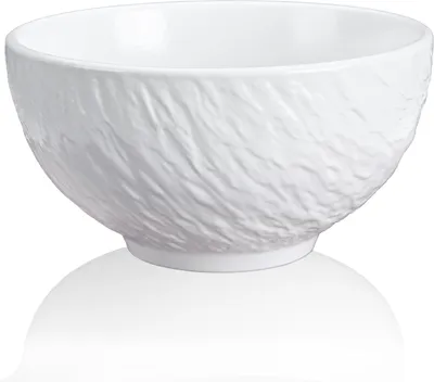 Immagine prodotto di Ciotola matcha "Rokku Shiro" – ciotola da tè giapponese in Vetroceramica, 210 ml, bianca lucida con superficie scanalata fine, elegante e raffinata