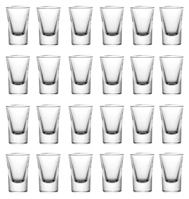 Image de Lot de 24 verres à shot transparents de 20 ml