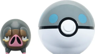 Produktbild von Pokémon Clip'n'Go Poké Balls Ferkuli & Schwerball