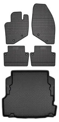 Obrázek produktu pro Gumové autokoberce SolidPRO + vana kufru pro: Volvo S80 I 1998-2006 sedan 5 ks