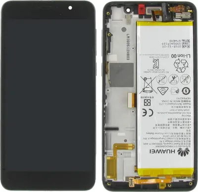 Produktbild von Original Huawei Honor 6 Display LCD Rahmen Gehäuse Schwarz