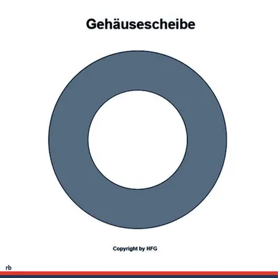 Produktbild von Gehusescheibe GS81106 Innen- 32 mm Auen- 47 mm Breite3 mm