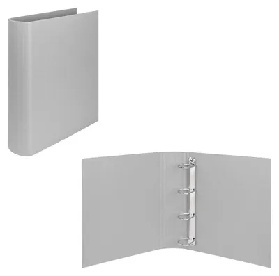 Produktbild von RÖSSLER Ringbuch S.O.H.O. 4 Ringe steingrau 74mm