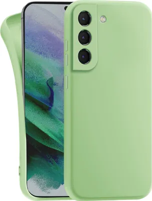 Produktbild von Hülle für Samsung Galaxy S21 FE - Handyhülle mit Kameraschutz Cover aus Silikon in Grün