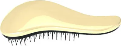 Produktbild von Haarbürste Gold für nasses & trockenes Haar, schonendes Entwirren, Glanz & Glätte