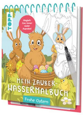 Produktbild von Mein Zauber-Wassermalbuch Frohe Ostern