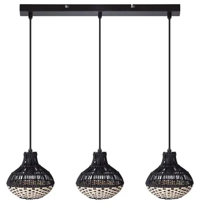 Produktbild von NOWA Hängeleuchte Metall schwarz, 3x E14