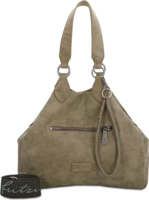 Produktbild von Fritzi aus Preußen Umhängetasche Schultertasche Rub Iggi01 Shoulder Bag Moss olivgrün