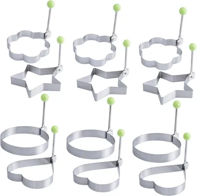 Produktbild von 12 Stück Herzförmige Eierformen aus Lebensmittelqualität