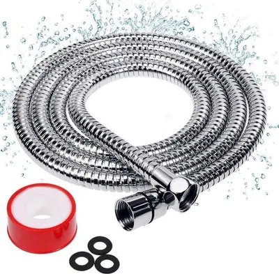 Image de Flexible de douche en acier inoxydable, 2 m