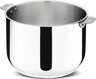 Produktbild von Edelstahl-Topf 26cm 18/10 hochwertig stapelbar Induktion