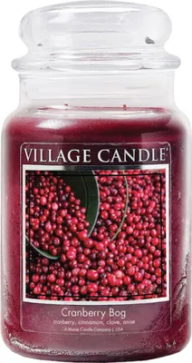 Produktbild von Village Candle Cranberry Bog Duftkerze Großes Glas 626 g