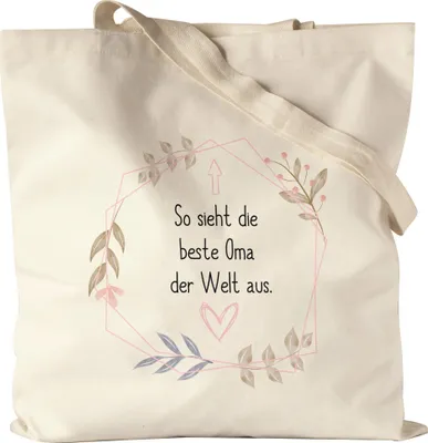 Produktbild von Beste Oma Sieht so aus Jutebeutel Stoffbeutel Canvas Lieblingsomi Geschenkidee Geburtstag Enkel Enkelin
