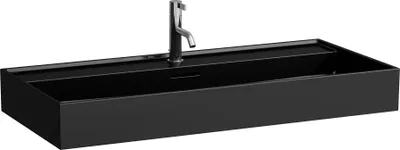 Image de LAUFEN Kartell lavabo à encastrer, 1 trou pour robinet, avec trop-plein, 1000x460mm, H8103370201041