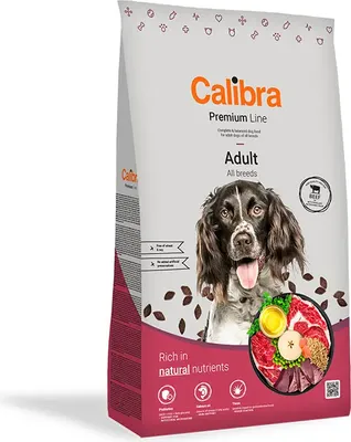 Productafbeelding van Calibra Hondenvoer Premium Lijn, Voor Volwassene Honden, Rundvlees, 12 Kg
