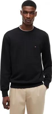 Produktbild von Tommy Hilfiger 8720637803615, Erwachsener, Männlich, Sweatshirt, Schwarz, Rundhals, Langärmlig