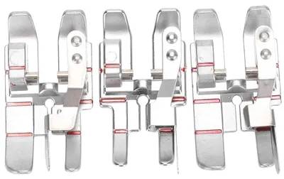 Nähfuß-Set, 3-tlg., 1/4 Inch Patchworkfuß, Quiltfuß, Metall