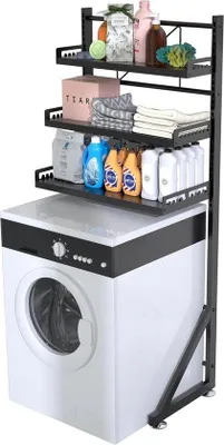 Productafbeelding van Famanu Regal, verstelbaar voor wasmachine - ruimtebesparende organizer