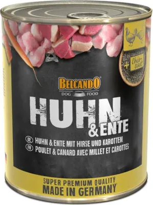 Obrázok produktu pre Belcando Super Premium Huhn & Ente - Kuracie-Kačacie proso-zemiaky 800 g