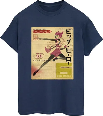 Produktbild von Disney - "Big Hero 6" T-Shirt für Damen BI15513 (M) (Marineblau)