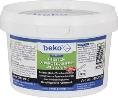 Produktbild von beko CareLine Handwaschpaste -Spezial- 500 ml  299 3 500