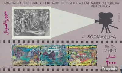 Produktbild von Briefmarken Somalia 1995 Mi Block35 (kompl.Ausg.) postfrisch 100 Jahre Kino