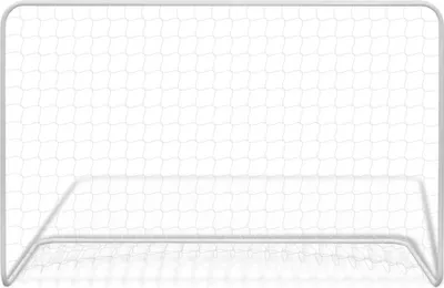 Produktbild von vidaXL Fußballtor mit Netz 182×61×122 cm Stahl Weiß