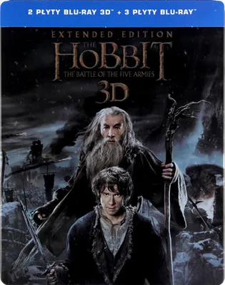Produktbild von Der Hobbit: Die Schlacht der fünf Heere (nur Originalversion) [5xBLU-RAY]