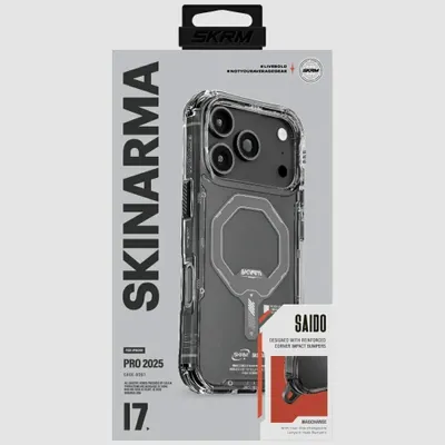 Image de Etui Skinarma Saido Do Iphone 17 Pro Magnetic Charging Grafitowy