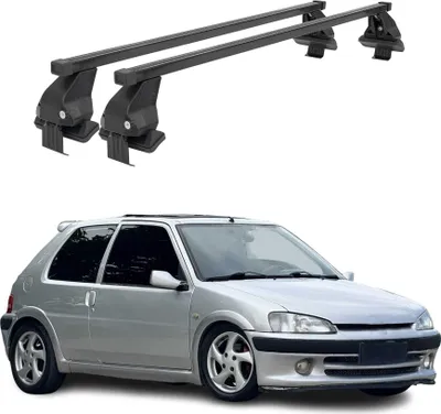 Zdjęcie produktu dla Poprzeczki Menabo do Peugeot 106 1992-2004 5-drzwiowy Czarny