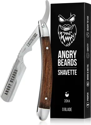 Produktbild von Shavetta Žižka Rasiermesser - Angry Beards - Leder