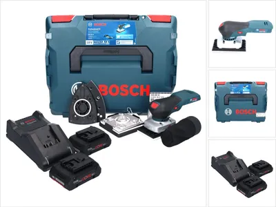 Immagine prodotto di Bosch GSS 18V-13 levigatrice orbitale a batteria 18 V + 2x batteria ProCORE 4,0 Ah + caricabatterie + L-BOXX