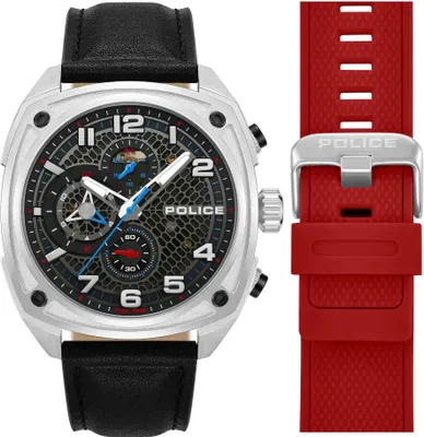 Produktbild von Police PEWGF00814X1 Herrenuhr Quarz Portland mit 2 Bändern