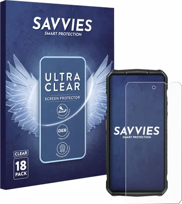 Produktbild von 18x Für Ulefone 29 pro Schutzfolie Savvies Displayschutz Display Schutz Folie Klar Transparent