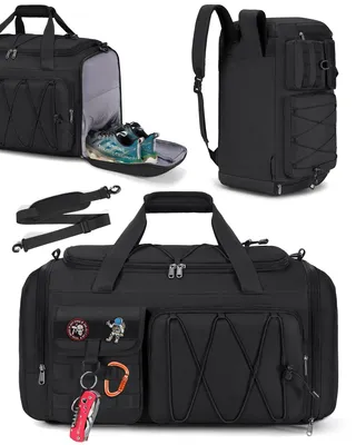 Image de Sac de sport 3 en 1 avec compartiment à chaussures et tissu déperlant