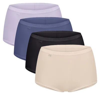 Produktbild von sloggi Damen Maxislip Originals Basic 4-Pack multiplecolours20 - Größe 42