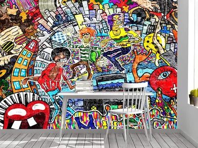Obrázok produktu pre Tapeta "Graffiti" – rozmery 350 x 250 cm
