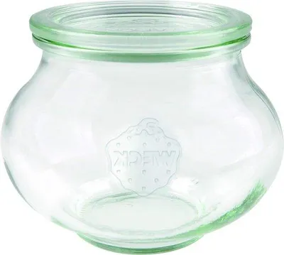 Immagine prodotto di Barattoli in vetro per conserve 500 ml - set di 6 barattoli con chiusura e coperchi in gomma - ø 80 mm barattoli per dolci e marmellata