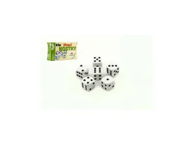 Immagine prodotto di Dadi da gioco 13x13mm gioco da tavolo 6 pezzi in scatola