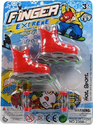 Zdjęcie produktu dla Fingerboard Deskorolka + Łyżworolki Na Dwa Palce Skateboard Zestaw