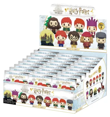 Zdjęcie produktu dla Przywieszki do torebek Harry Potter 3D PVC z serii 8 Display (24 szt.)