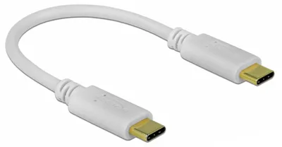 Productafbeelding van Delock 85357 DELOCK USB Type-C Ladekabel 15 cm PD 100 W weiß