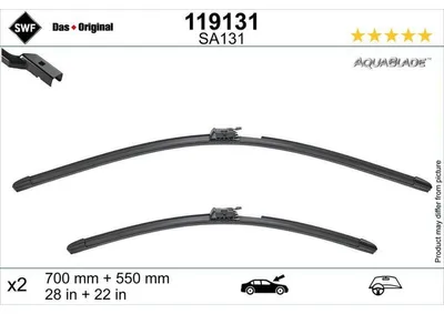 Produktbild von SWF DAS ORIGINAL Scheibenwischer Wischblatt Vorne für BMW iX (I20) Rahmenlos