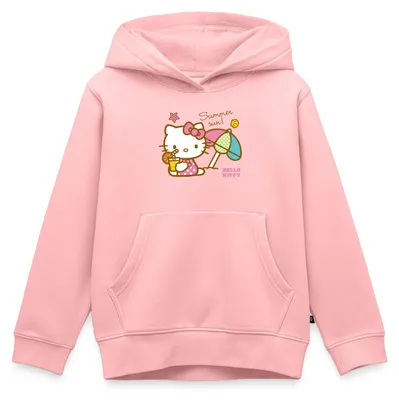 Produktbild von Spreadshirt Hello Kitty Am Strand Summer Sun Kinder Premium Hoodie, 98/104 (2 Jahre), Rosa