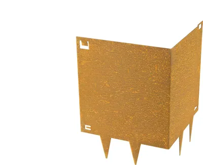 Immagine prodotto di Bordatura esterna in acciaio corten alta 40 cm - Flessibile - Al pezzo