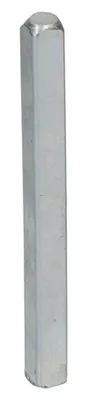 Image de Carré Acier Galvanisé 9x9x110mm Résistance Et Protection Anti-corrosion - Edm