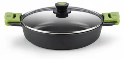 Produktbild von BRA A400532, 5 l, Schwarz, Aluminium, Silikon, Gas, Induktion, 220 °C