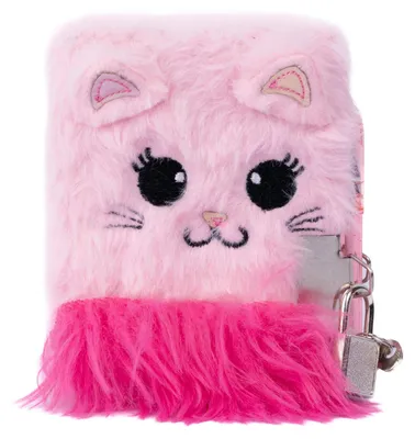 Image de Journal Furry Friends avec cadenas et stylo - Chaton