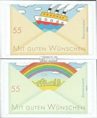 Produktbild von Briefmarken BRD (BR.Deutschland) 2011 Mi 2848-2849 (kompl.Ausg.) selbstklebende Ausgabe gestempelt Grußmarken