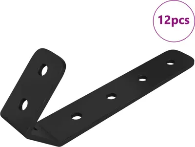 Produktbild von Haken 12 pcs Schwarz M5 x 110 mm Eisen